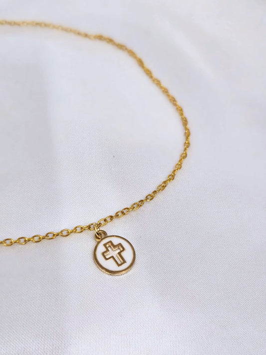 Collier Maria croix