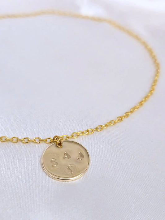 Paix - Collier pendentif personnalisé